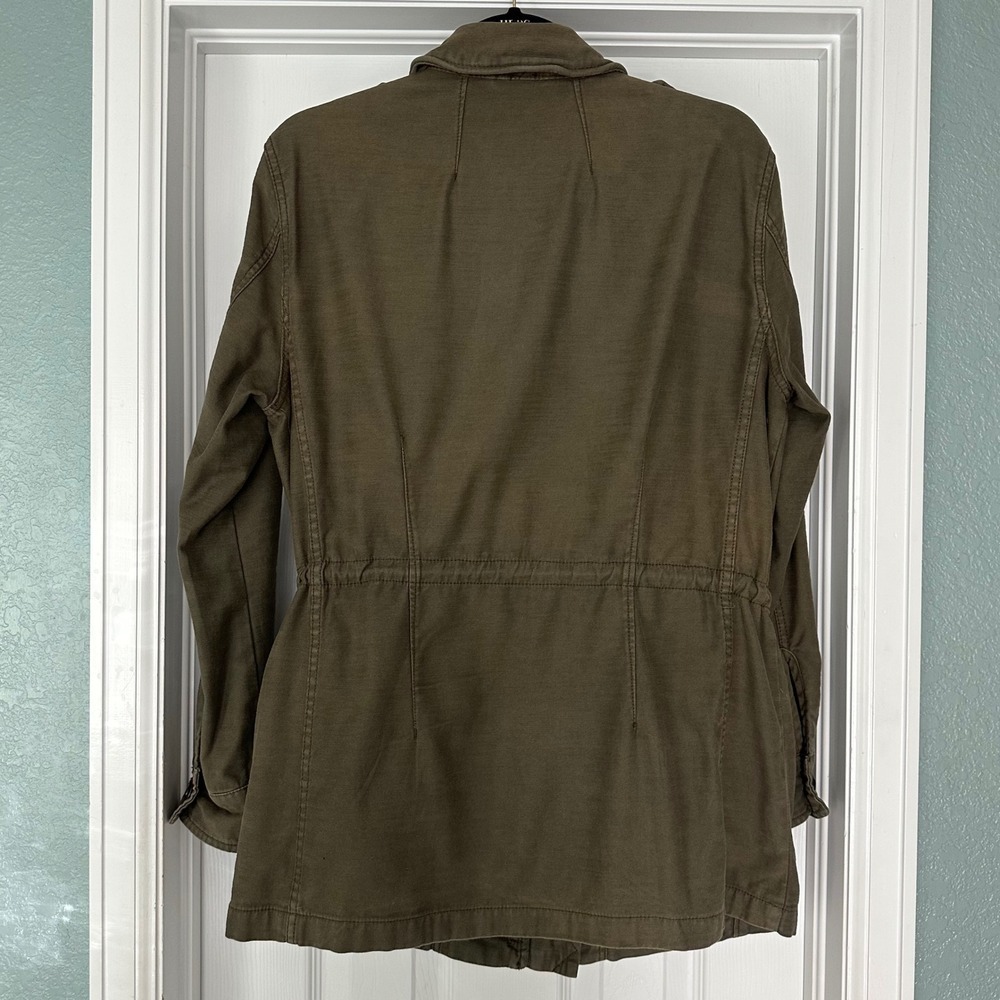 Free People Not Your Brother's Surplus Military Jacket Utility Boho Grunge Sz M - Picture 10 of 14